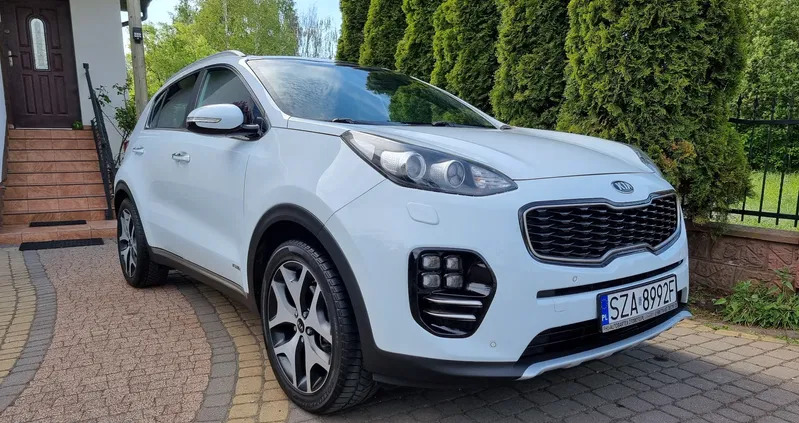 śląskie Kia Sportage cena 77900 przebieg: 165600, rok produkcji 2016 z Szczekociny